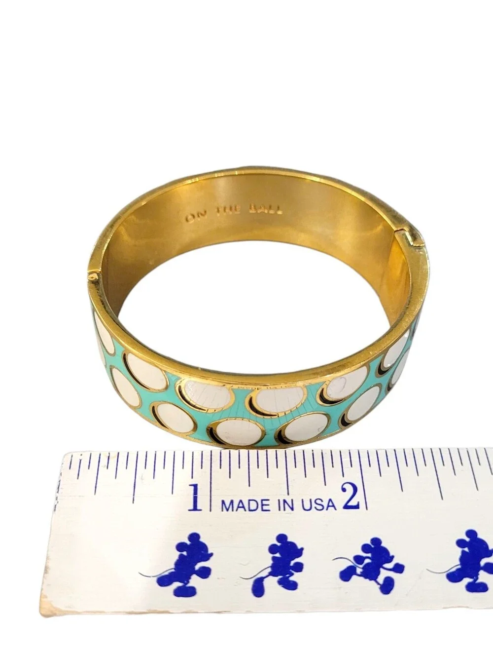 Kate Spade Rare On The Ball Bangle - Picture 9 of 9